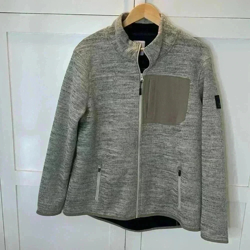 Ascend Women’s Gray Zip Up Jacket Size XL